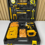 🔧 KIT DE HERRAMIENTAS PROFESIONAL + PIEZAS CON TALADRO INALÁMBRICO 48V - ¡TU TALLER COMPLETO EN UN ESTUCHE!  ⚡