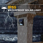 Pack 4 Lámparas Solares LED Exterior con Sensor de Movimiento - 30 LED 400 Lúmenes IP65 ☀️💡