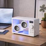 🎵 PARLANTE CRYSTAL SPEAKER BLUETOOTH 5.3 TRANSPARENTE