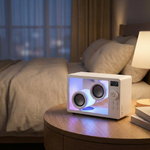 🎵 PARLANTE CRYSTAL SPEAKER BLUETOOTH 5.3 TRANSPARENTE