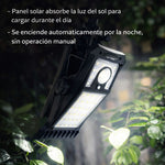 ☀️ LÁMPARA SOLAR LED 180° CON SENSOR DE MOVIMIENTO - ¡ILUMINA GRATIS, AHORRA SIEMPRE!