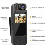 Cámara corporal detalles técnicos
