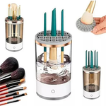 💄 Limpiador Eléctrico de Brochas — Limpias, Secas y Listas en Segundos