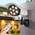 🔆 Lámpara Solar LED con Sensor de Movimiento y Diseño Cámara