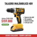 Taladro 48V - Banner Oferta
